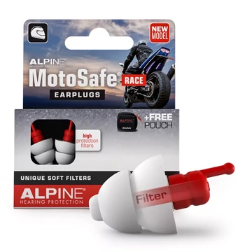Alpine Motosafe Race füldugó motorozásho