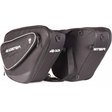 Bagster Black/GREY Saddle bag RIVAL Black