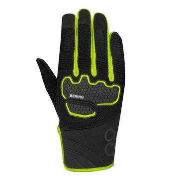 BERING T9 BREEZE MOTOROS KESZTYŰ, FEKETE -FLUO