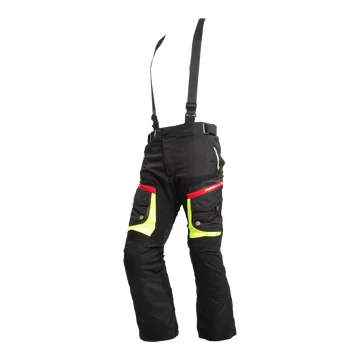 MNR L TEXTIL NADRÁG MOTYO BLACK/FLUO YEL LOW/RED