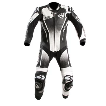 Mugen Race 48 BLACK/WHITE SIDEGUN bőrruha