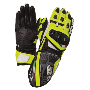 Mugen Race S BLACK/FLUO YELLOW kesztyű NEPTUN