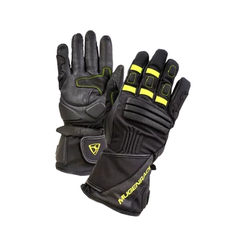 MNR L kesztyű PRIMO WINTER BLACK/FLUO YELLOW