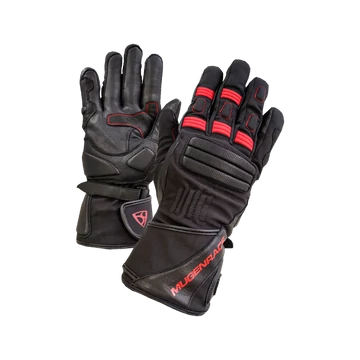 MNR M kesztyű PRIMO WINTER BLACK/RED