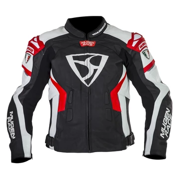 Mugen Race 52 BLACK/WHITE/RED bőrkabát
