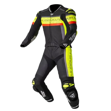 Mugen Race 48 bőrRUHA BLACK/FLUO/YELLOW/RED