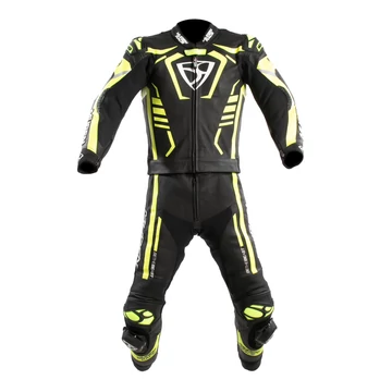 Mugen Race 48 bőrRUHA PREDATOR BLACK/WHITE/FYEL