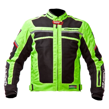 Mugen Race 3XL Black/Fluo-Yellow Textil Kabát