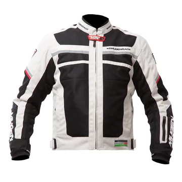 Mugen Race S Light Grey/Black Textil Kabát