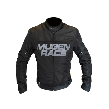 Mugen Race S BLACK HÁLÓS textil kabát