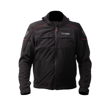 Mugen Race 3XL Soft Shell kabát BLACK/RED PIPING