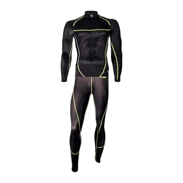 MNR ALÁÖLTÖZŐ SZETT L BLACK/FLUO YELLOW