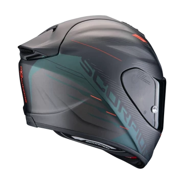 Scorpion EXO 1400 EVO L II AIR LUMA Fekete-Zöld Zárt Bukósisak