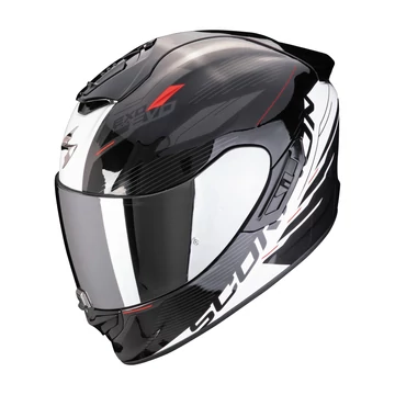Scorpion EXO 1400 EVO L II AIR LUMA Fekete-Fehér Zárt Bukósisak