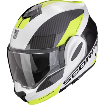 Scorpion L TEAM WHITE/NEON YELLOW bukósisak