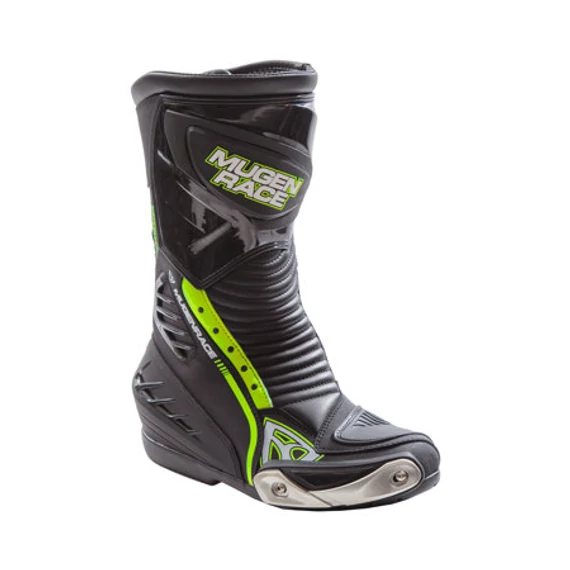 Mugen Race  csizma női,gyerek Fekete/Fluo sárga