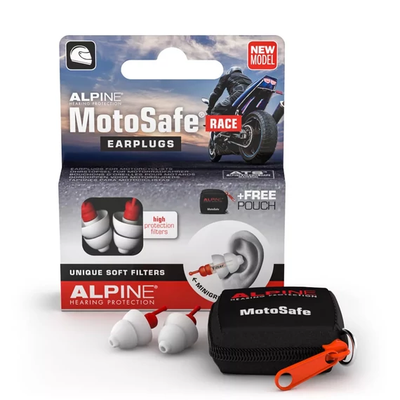 Alpine Motosafe Race füldugó motorozásho