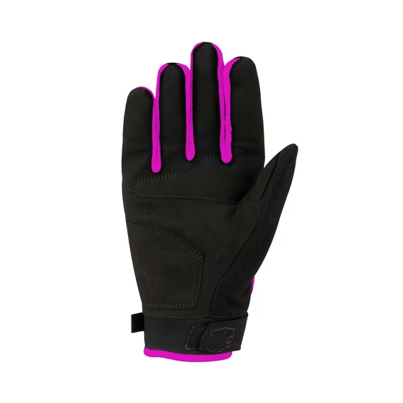 BERING LADY YORK motoros kesztyű, fekete-PINK