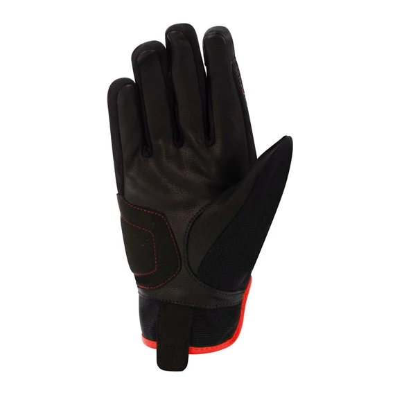 BERING FLETCHER EVO motoros kesztyű, fekete-PIROS