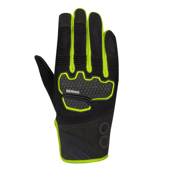 BERING T10 BREEZE MOTOROS KESZTYŰ, FEKET E-FLUO