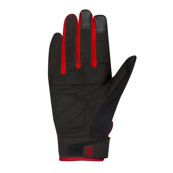 BERING BREEZE T10 MOTOROS KESZTYŰ, FEKETE -PIROS