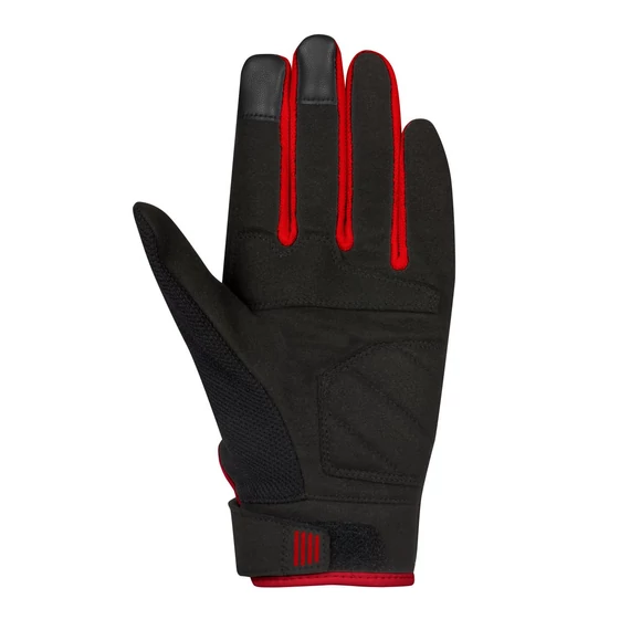 BERING BREEZE T10 MOTOROS KESZTYŰ, FEKETE -PIROS