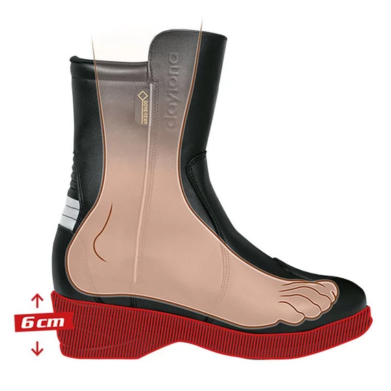 DAYTONA MAX SPORTS GTX motoros csizma, fekete