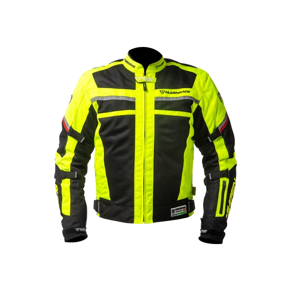 MNR XXL BLACK/FLUO YELLOW TEXTIL KABÁT