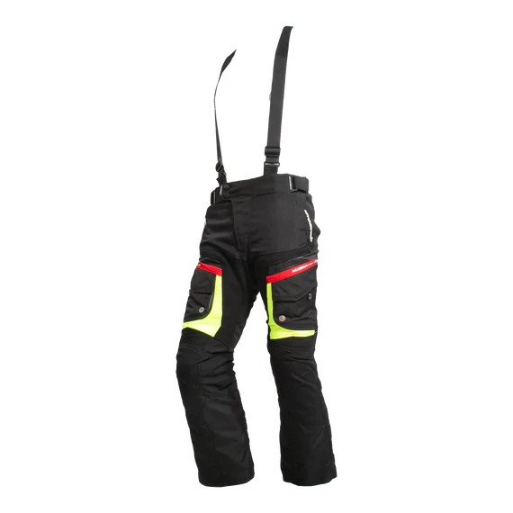 MNR L TEXTIL NADRÁG MOTYO BLACK/FLUO YEL LOW/RED