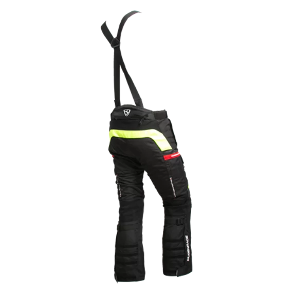 MNR L TEXTIL NADRÁG MOTYO BLACK/FLUO YEL LOW/RED
