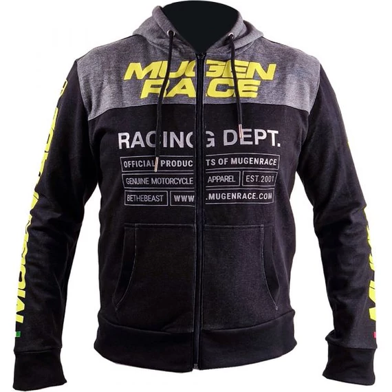 MNR 3XL PULÓVER GREY/FLUO YELLOW