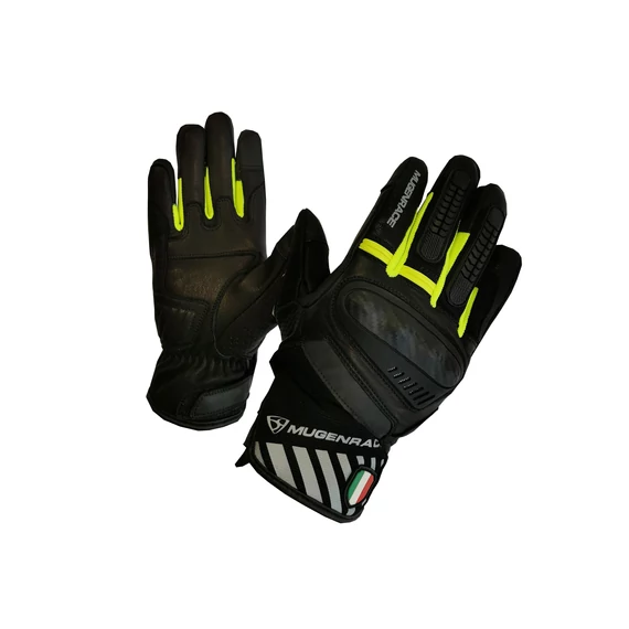 Mugen Race 3XL BLACK/FLUO YELLOW kesztyű HAI-KO