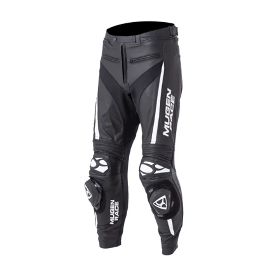 MNR 3XL BLACK/WHITE Bőrnadrág