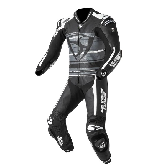 MNR Bőrruha RC-MAX UNO 58 BLACK/WHITE/GREY