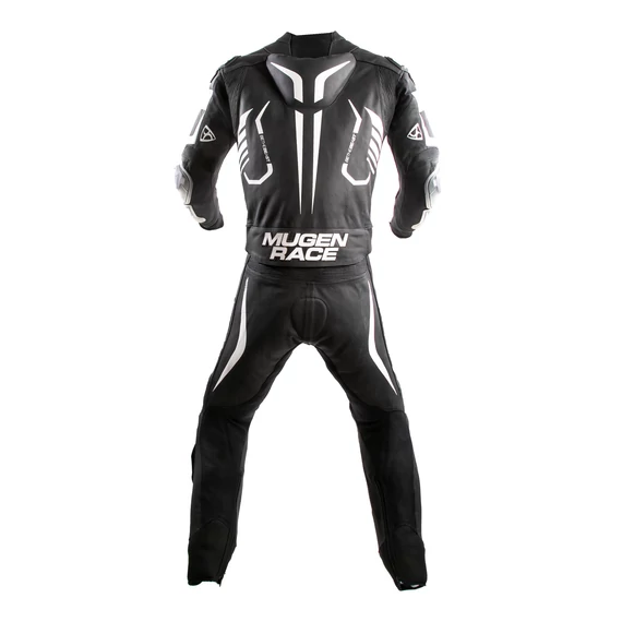 Mugen Race 56 PREDATOR-TWO BLACK/WHITE bőrRUHA