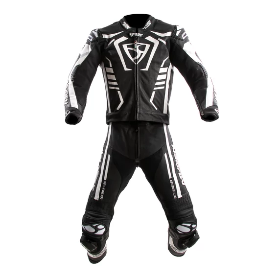 Mugen Race 56 PREDATOR-TWO BLACK/WHITE bőrRUHA