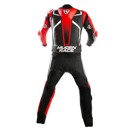 Mugen Race 58 bőrRUHA SIDEGUN TWO BLACK/WHITE/RED