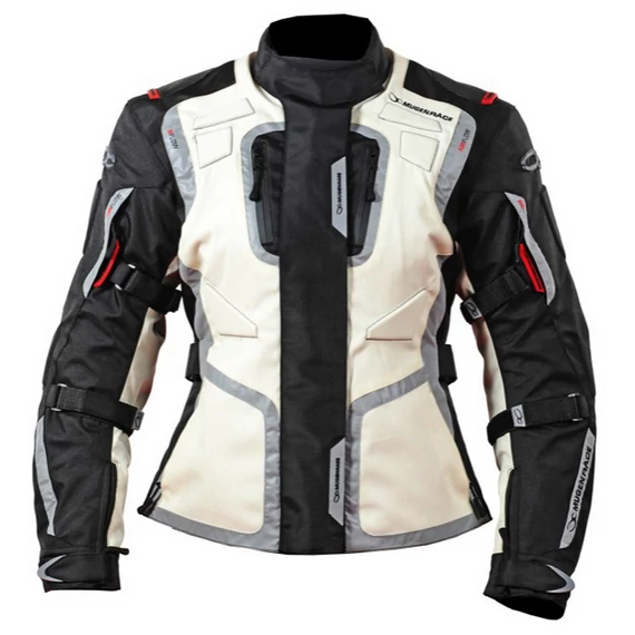 Mugen Race S BEIGE/BLACK textil kabát 3.réteg