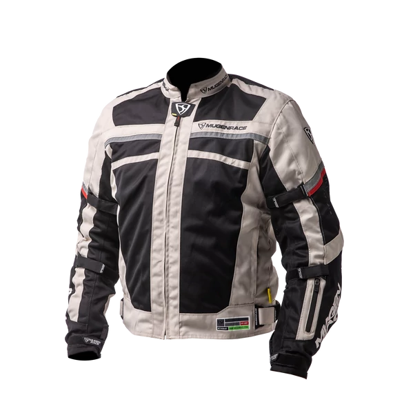 MNR L Light Grey/Black Textil Kabát