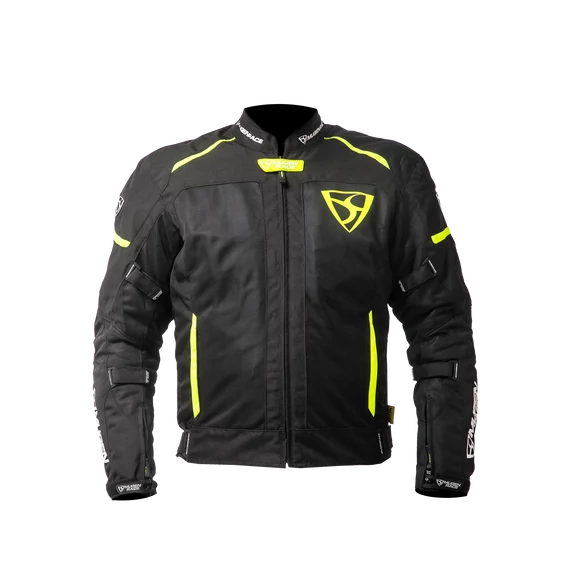 Mugen Race 3XL BLACK/FLUO YELLOW textil kabát MASH
