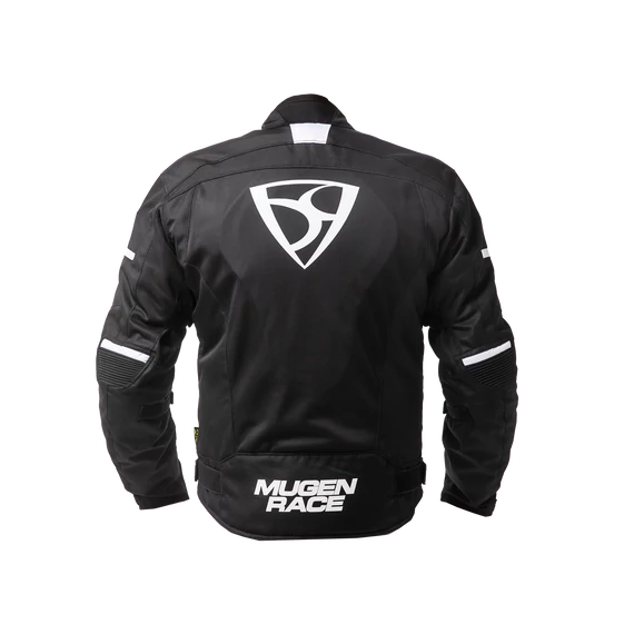 Mugen Race 4XL BLACK/WHITE textil kabát MASH