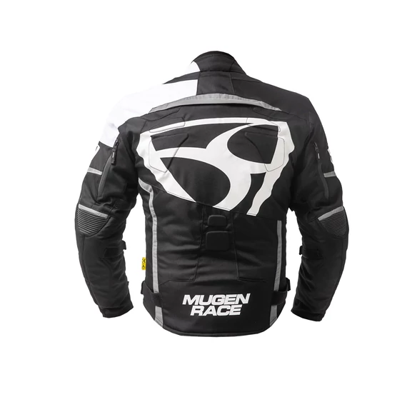 Mugen Race M BLACK/WHITE textil kabát