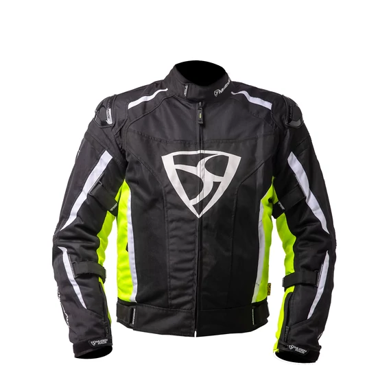 Mugen Race M BLACK/FLUO YELLOW/WHITE textil KABÁT