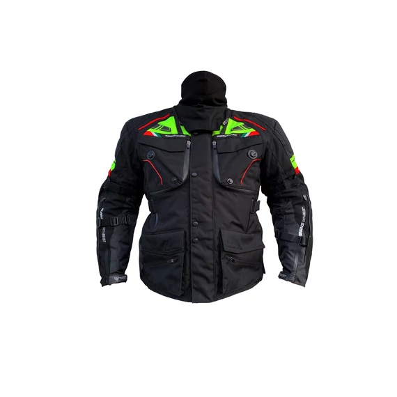 Mugen Race L BLACK/FLUO YELLOW textil kabát