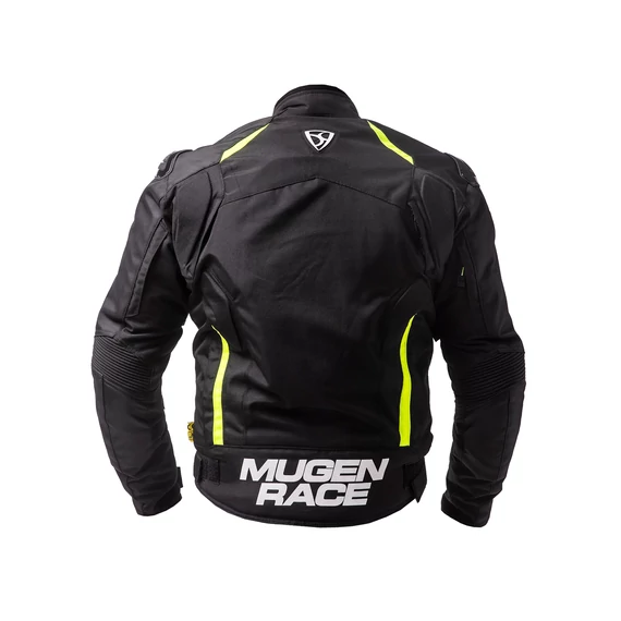 Mugen Race M textil kabát BLACK/FLUO YELLOW
