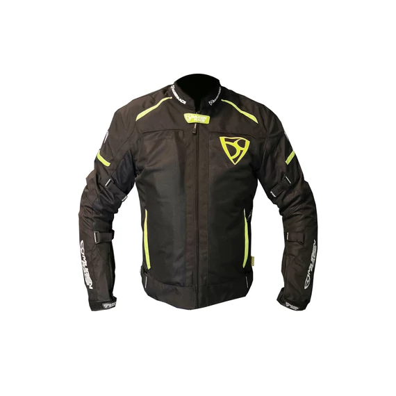 Mugen Race M BLACK/FLUO YELLOW textil kabát MASH