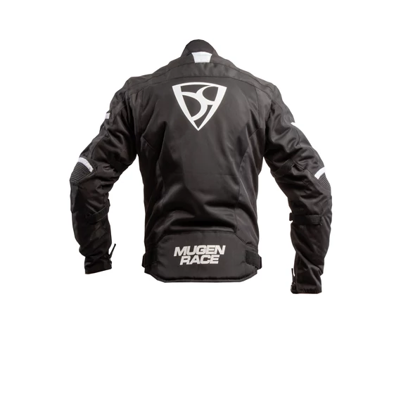 Mugen Race 3XL BLACK/WHITE textil kabát MASH NŐ