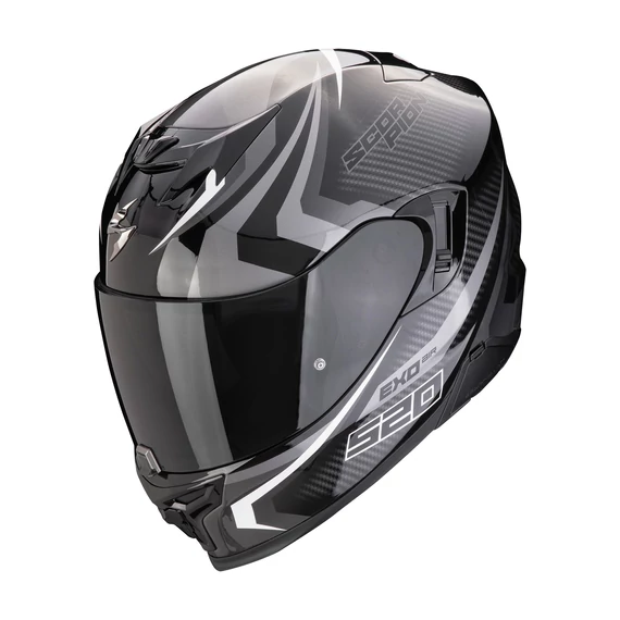 Scorpion EXO-520 EVO AIR TERRA Zárt bukósisak Fekete-Ezüst-Fehér