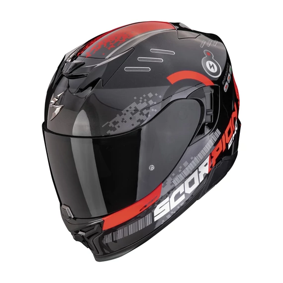 Scorpion L 520 EVO AIR TITAN METALBLACK/RED