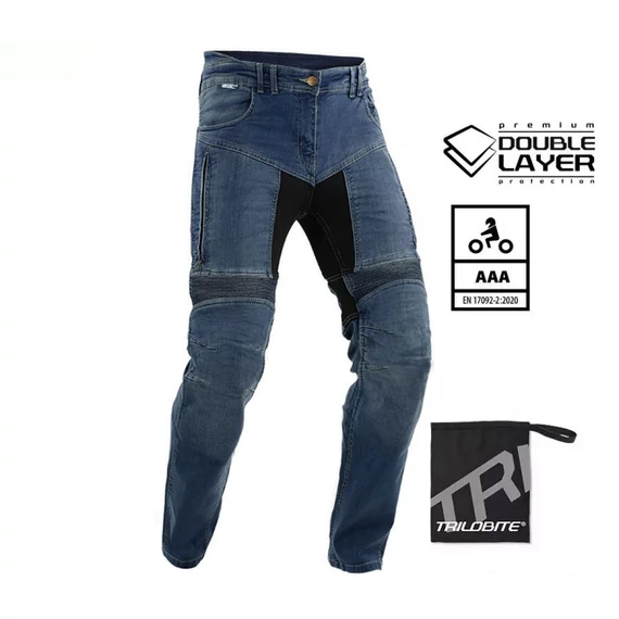 Trilobite Parado 38 Doublelayer hosszított farmernadrág, slim fit, kék